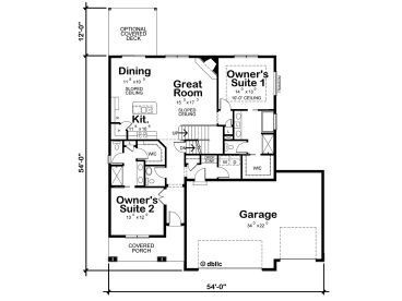 1st Floor Plan, 031H-0360