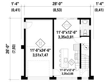 1st Floor Plan, 072G-0037