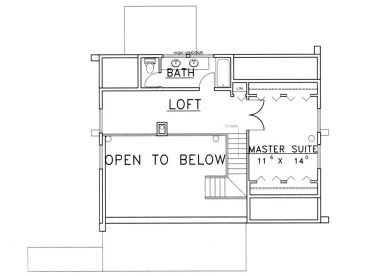 2nd Floor Plan, 012L-0043