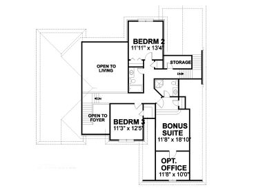 2nd Floor Plan, 007H-0082