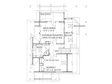 2nd Floor Plan, 010H-0020