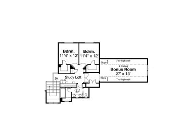 2nd Floor Plan, 051H-0351