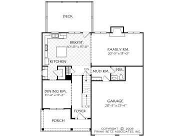 1st Floor Plan, 086H-0024