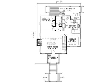 1st Floor Plan, 025H-0178