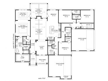 Floor Plan, 062H-0063