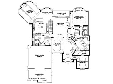 1st Floor Plan, 006H-0127