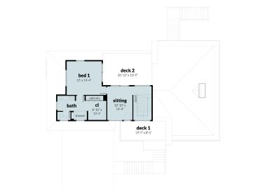 2nd Floor Plan, 052H-0168