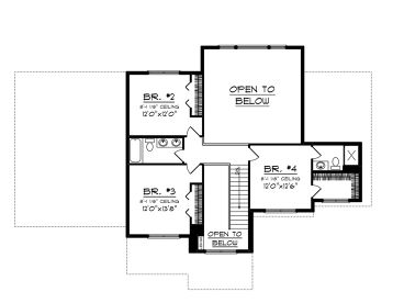 2nd Floor Plan, 020H-0395