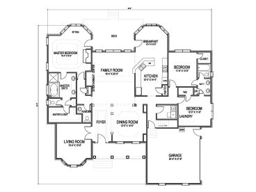 Floor Plan, 058H-0106