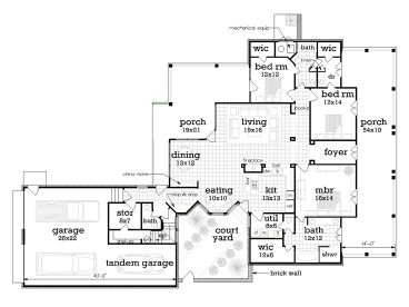 1st Floor Plan, 021H-0260