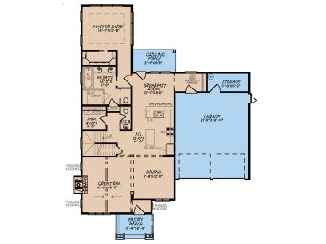 1st Floor Plan, 074H-0133