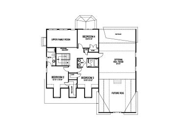 2nd Floor Plan, 058H-0081