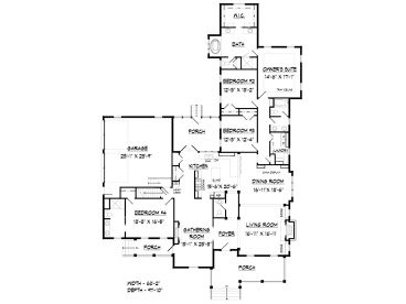 Floor Plan, 019H-0204