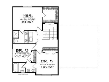 2nd Floor Plan, 020H-0250