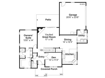 1st Floor Plan, 051H-0250