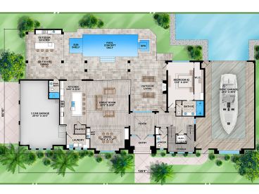 1st Floor Plan, 070H-0033