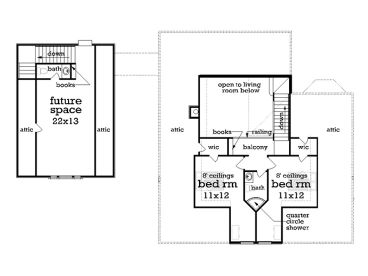 2nd Floor Plan, 021H-0255