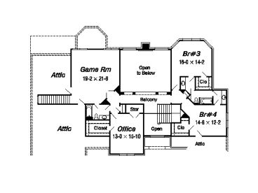 2nd Floor Plan, 061H-0146