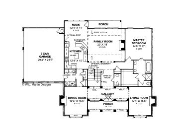1st Floor Plan, 059H-0049