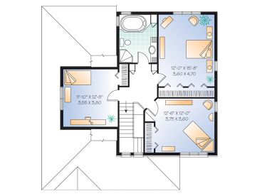2nd Floor Plan, 027H-0149