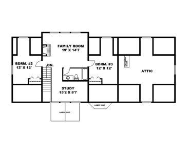 2nd Floor Plan, 012H-0254