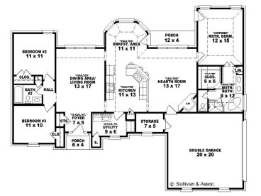Floor Plan, 006H-0075
