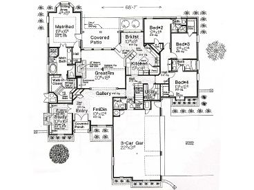 1st Floor Plan, 002H-0028