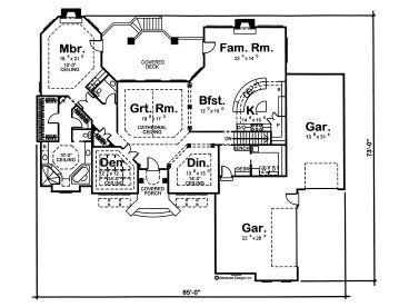 Floor Plan, 050H-0041