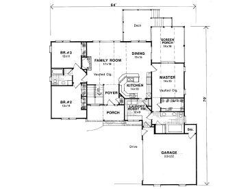 Floor Plan, 030H-0049