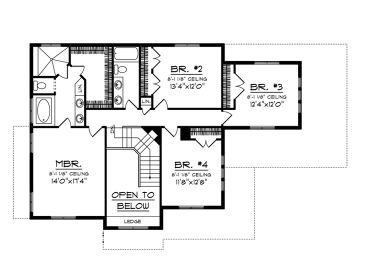 2nd Floor Plan, 020H-0383