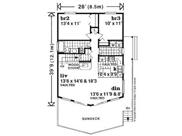 1st Floor Plan, 032H-0054
