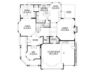 1st Floor Plan, 035H-0020