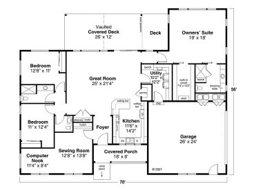 Floor Plan, 051H-0376