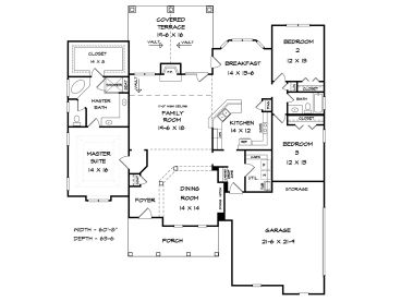 Floor Plan, 019H-0154