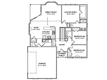 Floor Plan, 048H-0070