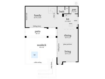 1st Floor Plan, 052H-0057