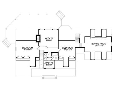 2nd Floor Plan, 043H-0250