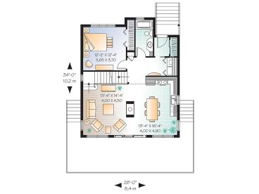 1st Floor Plan, 027H-0455