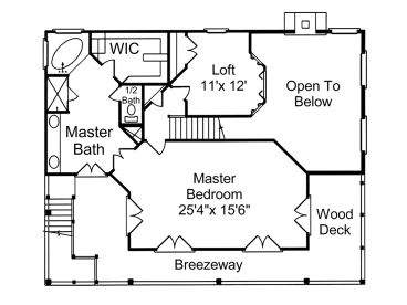 2nd Floor Plan, 017H-0009