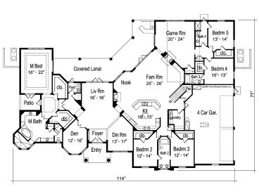 1st Floor Plan, 043H-0224