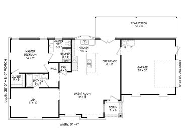Floor Plan, 062H-0249