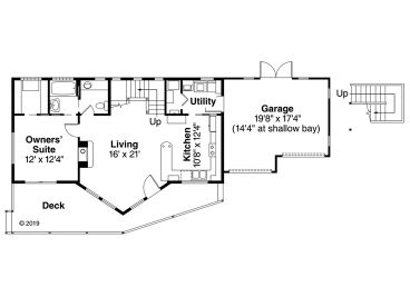 1st Floor Plan, 051H-0295