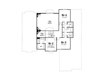2nd Floor Plan, 031H-0436