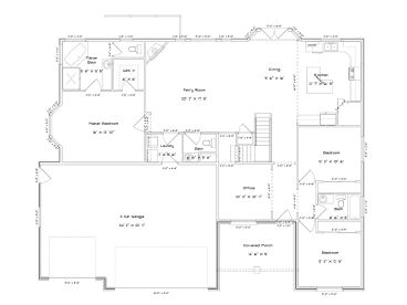 1st Floor Plan, 065H-0021