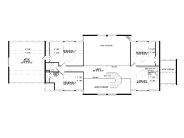 2nd Floor Plan, 025L-0039