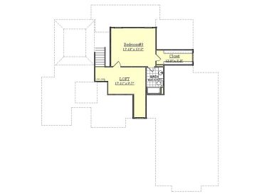 2nd Floor Plan, 080H-0004
