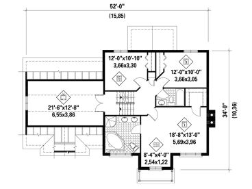2nd Floor Plan, 072H-0114