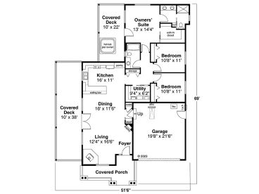 Floor Plan, 051H-0408