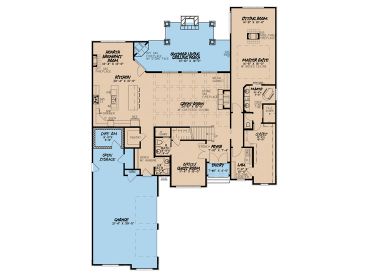 1st Floor Plan, 074H-0030