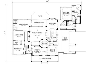 Floor Plan, 036H-0032
